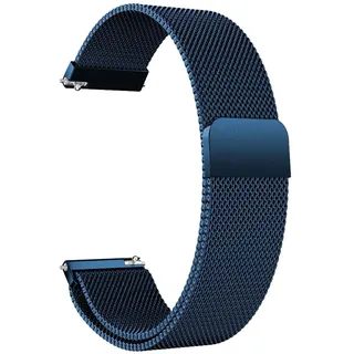 LYYLTX Edelstahl Mesh Uhrenarmband 18mm Metall Ersatz Armband Magnetverschluss Smartwatch Schnellverschluss Watch Uhren Ersatzband Für Damen Herren - 18mm