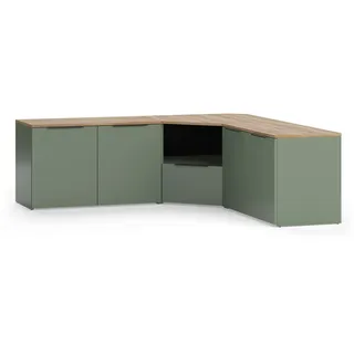 Vicco Wohnwand Wido Grün, 3 Teile, Art Nr 58552
