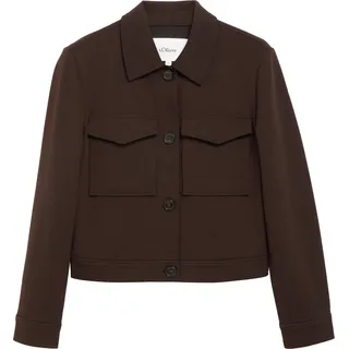 s.Oliver Strukturierte Jacke aus Interlock braun 44
