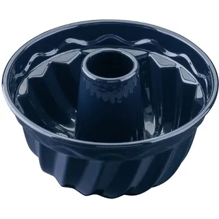 Dr. Oetker Gugelhupf Backform Ø 18 cm Back-Liebe Emaille – Schnitt- & kratzfeste Gugelhupf Form mit Emaille – 18er Gugelhupfform in Dunkelblau