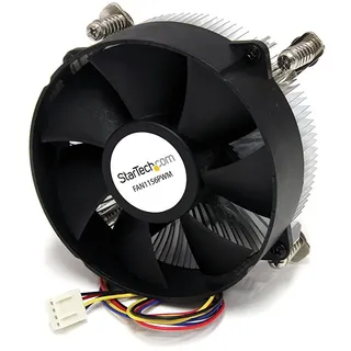 StarTech.com 95mm CPU-Lüfter mit Kühlkörper für LGA1156/1155 Sockel mit PVM, Schwarz