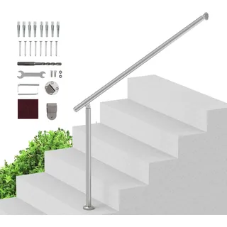 Vevor Handlauf für Außentreppen 120 cm Edelstahl