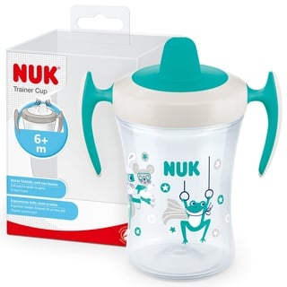 NUK Trainer Cup Trinklerntasse mit Trinktülle Frosch grün, 230ml (10255610)