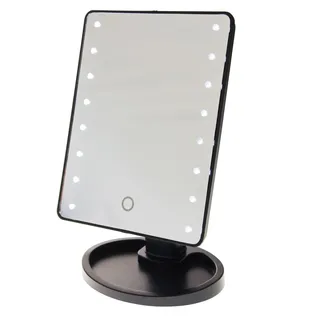 United Entertainment - Touch Screen Make-up Spiegel mit LED-Leuchten - Schwarz