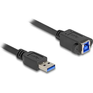 DeLock 80485 - USB 3.0 Kabel A Stecker auf B Buchse 1.0 m - Kabel -