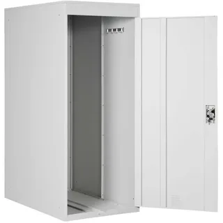 MCW Fahrradgarage MCW-H66 Fahrradbox Metall ~ hellgrau