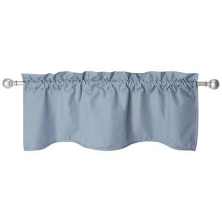 ECLIPSE Kendall Solider Querbehang, 100% Polyester, Slate, 42" x 18"