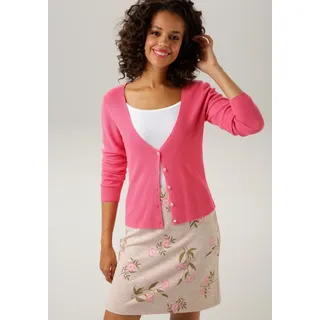 Aniston CASUAL Strickjacke in Rosa 34
