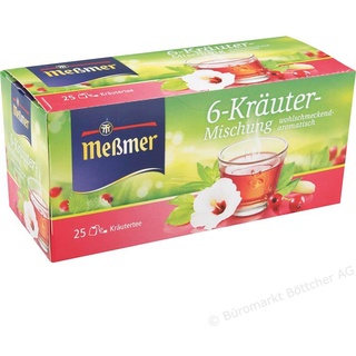 Meßmer 6-Kräuter-Mischung 25x2 g