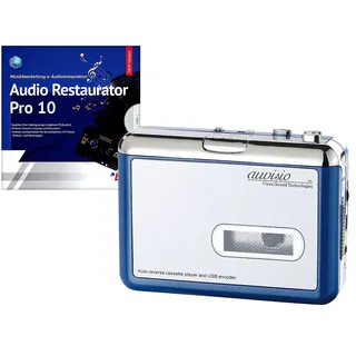 Tragbarer USB-Kassettenspieler für MP3-Aufnahme inkl. Software