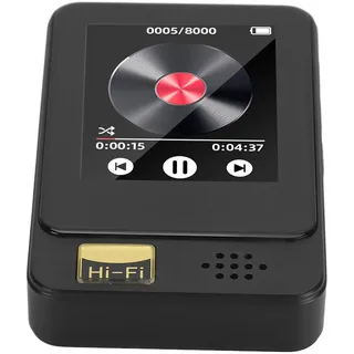 MP3-Player mit Bluetooth 5.0, HiFi-MP3-Spotify-Player mit Verlustfreiem Sound, 1,77-Zoll-Touchscreen-Streaming-MP3-MP4-Player mit FM, Radio, E-Book, für Kinder und Erwachsene