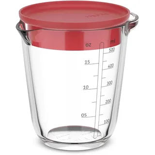 Mepal Messbecher Chef it 500 ml Glas Rot