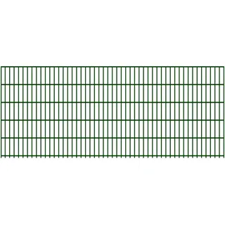 FA-Bausysteme Doppelstabmattenzaun 250 x 83 cm Moos
