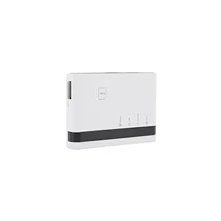 Topiky USB Druckserver, 10/100 Mbit/s Ethernet zu USB 2.0 Netzwerk Druckserver LAN Bridge Sharing Wired Wireless Standalone Modi Plug and Play Unterstützung 4 Drucker (EU)