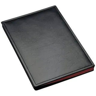 Läufer Unterschriftenmappe Modena Leder schwarz