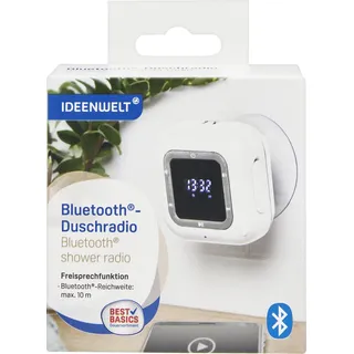 IDEENWELT Best Basics Bluetooth-Duschradio - 1.0 Stück