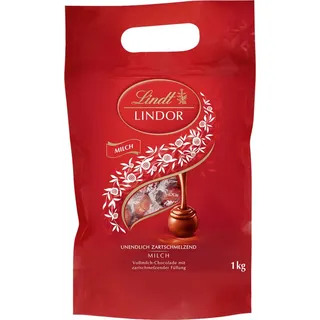 Lindt - LINDOR - Kugeln MILCH 1kg Tüte