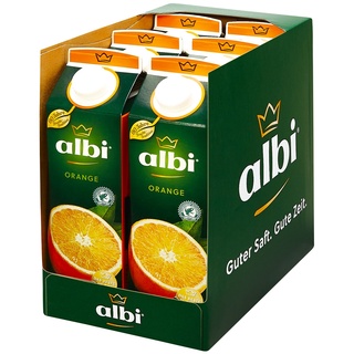 albi Orangensaft 1 Liter, 6er Pack