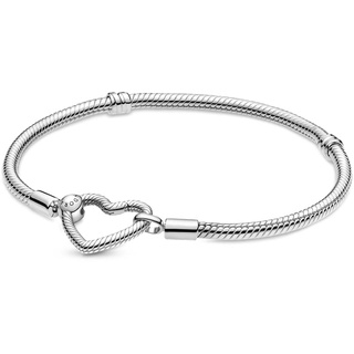 Pandora Armband Moments "Herzverschluss" silber 599539C00 18 cm