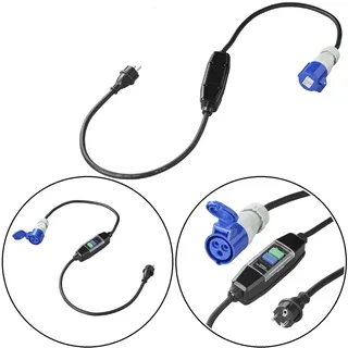 PRO PLUS Fehlerstrom-Schutzschalter CEE – Stromverteiler mit FI Fehlerstromschutz, Wandverteile CEE-Steckdosen 16A Stromanschluss