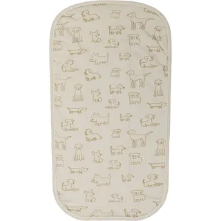 fillikid Frotteelauflage für Wickelmulden 60 x 36 cm - Hund - Beige