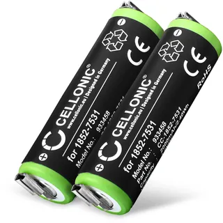 2x Akku für Wella Contura - HS40 Moser ChroMini 1591B ChroMini 1591 2000mAh