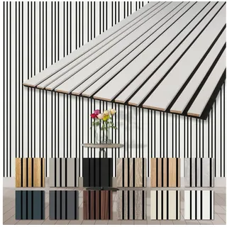 HEXIM Akustikpaneel Mila Weiß 2 St. 278 x 60 cm