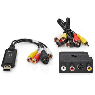 Nedis VGRRU101BK Video Grabber | USB 2.0 | 480p | A/V-Kabel/Scart