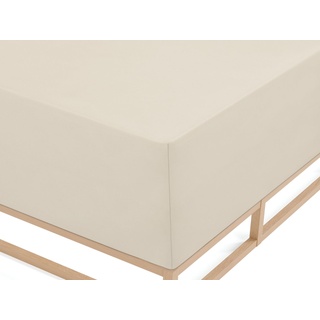 BIBERNA 0077640 Jersey-Elastic-Boxspring 90 x 190 - 100 x 220 cm hellgrau