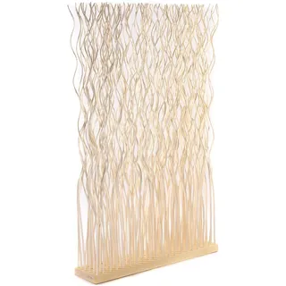 creedwood RAUMTEILER Beige, Naturmaterialien, 70x110x17 cm, Wohnzimmer, Raumteiler | Paravents, Raumteiler
