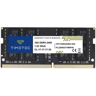 Timetec 16GB DDR4 2400MHz SODIMM Laptop Notebook PC Arbeitsspeicher RAM Modul