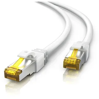 Primewire LAN-Kabel CAT.7, RJ-45 (Ethernet), Gigabit Ethernet S/FTP Netzwerkkabel, 10000 Mbit/s, Patchkabel - 20m