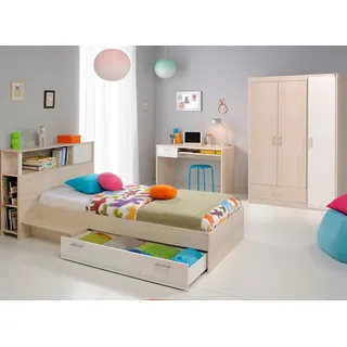 Parisot Jugendzimmer-Set "Charly" Set Komplett Möbel Modernes Design rosa/weiß