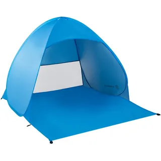 SPRINGOS Pop-up Strandzelt Blau – Selbstaufbauend mit UV-Schutz