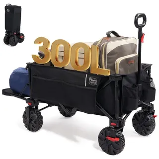 Timber Ridge Bollerwagen XXXL faltbar schwarz