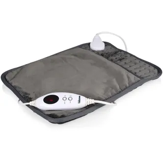 Tristar Multifunktionaler Hand- und Fußwärmer, 42x32 cm Heizkissen, 6 Heizstufen 40–65°C, Abnehmbarer Digitalregler, Maschinenwaschbar, Automatische Abschaltung 90 Min, Fleece Material, BW-4771