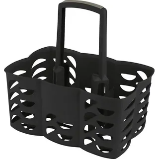 Gies Flaschenträger Flaschenträger für 6 Flaschen 30,5x21x31cm EcoRecycled schwarz (1-St)