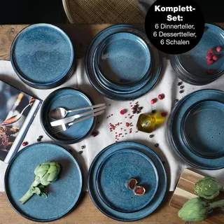 Moritz & Moritz Moritz Tafelservice 18-tlg. blau