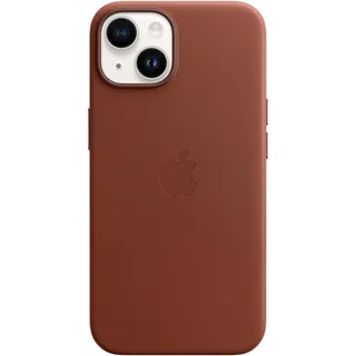 Apple iPhone 14 Leder Case mit MagSafe braun