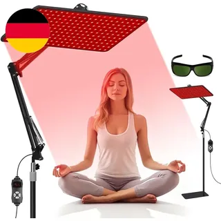 Infrarotlampe Rotlichtlampe Für Ganzkörper & Gesicht, 200 LED Red Light Therapy