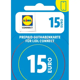 Lidl Connect Guthabenkarte über 15€