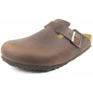 Birkenstock Boston Nubukleder geölt habana 36