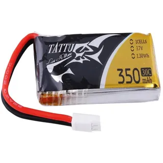 Tattu Modellbau-Akkupack (LiPo) 350 mAh Zellen-Zahl: 1 30 C Softcase Molex-Stecksystem