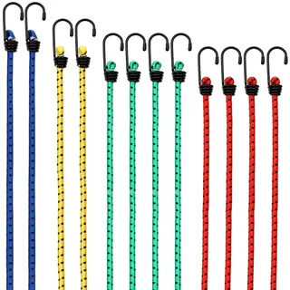 monzana Spanngurte 30-95 cm 12er-Set mit Metallhaken