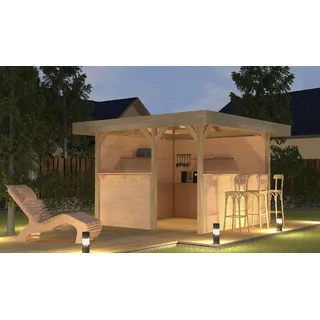 Weka Gartenlaube 657 Gr. 2 mit Rück/Seitenwände