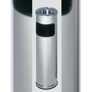 Proregal Robuster Kombiascher poliertem Aschereinsatz | 11,6 Liter, HxBxT 66x20x20cm Edelstahl Poliert | Mülleimer Aschenbecher Abfalleimer