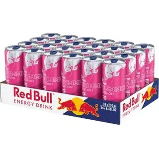 Red Bull Summer Edition 2025 White Peach Energy Drink 24x 250ml MHD 21-09-2026
