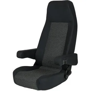 Sportscraft S5.1 Pilotensitz, Stoff Ara schwarz/grau, mit Lordosenstütze
