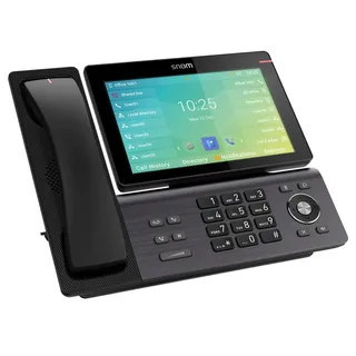 Snom D895M IP-Tischtelefon, Bluetooth, 12 SIP, Schwarz