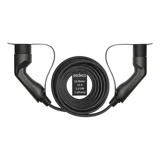 deltaco Typ 2 EV-Ladekabel 10 m